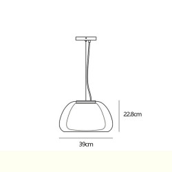 pendel loftslampe glas lysekrone moderne minimalistisk glas lysekrone belysning stue soveværelse køkken hotel lysekrone interiør dekoration lysekrone belysning belyse pendel lysekrone varm hvid