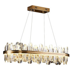 led vedhæng 80cm lanterne design lysekrone metal galvaniseret led