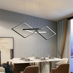 led pendel 100cm enkelt design lysekrone aluminium kunstnerisk stil moderne stil stilfuld malet finish førte moderne