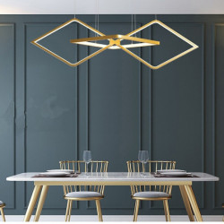 led pendel 100cm enkelt design lysekrone aluminium kunstnerisk stil moderne stil stilfuld malet finish førte moderne