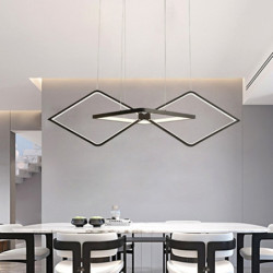 led pendel 100cm enkelt design lysekrone aluminium kunstnerisk stil moderne stil stilfuld malet finish førte moderne