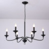 led pendel lysekrone metal vintage stil 88cm lys stil klassisk grundlæggende malet finish traditionel klassisk land