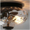 ledet loftlampe 23 cm globus design flush mount lys metal kunstnerisk stil nyhed stilfuld malet finish kunstnerisk ø