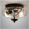 ledet loftlampe 23 cm globus design flush mount lys metal kunstnerisk stil nyhed stilfuld malet finish kunstnerisk ø