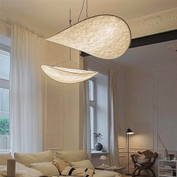 skal lysekrone 50/60cm ledning justerbar metal moderne minimalistisk kreativ nordisk lille kunst bestyrelsesrum design homestay droplight anvendelige steder: korridorer, stuer, soveværelser