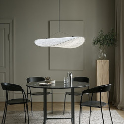 skal lysekrone 50/60cm ledning justerbar metal moderne minimalistisk kreativ nordisk lille kunst bestyrelsesrum design homestay droplight anvendelige steder: korridorer, stuer, soveværelser