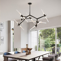 170cm sputnik design pendel lys metal kunstnerisk stil sputnik mini malet finish nordisk stil