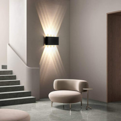 3-lys 17 cm led væglampe geometrisk design vandtætte udendørs væglampe moderne minimalistisk stil aluminium stue soveværelse korridor væglampe ip65