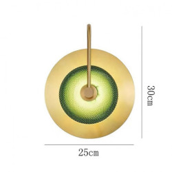 led væglampe rundt design væglampe 7w væglampe indendørs væglampe stue soveværelse stue varm hvid