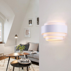 udendørs flush mount væglampe led 60w pathway metal halvcirkel væglampe moderne moderne