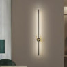 moderne væglampe, minimalistiske led væglampe indendørs væglampe vægmonteret lampe baggrundsbelysning guld