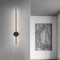 led væglampe lampe indendørs minimalistisk lineær strip vægmonteringslampe lang boligindretning belysningsarmatur, indendørs wall wash lamper til stue soveværelse