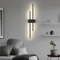 led væglampe lampe indendørs minimalistisk lineær strip vægmonteringslampe lang boligindretning belysningsarmatur, indendørs...