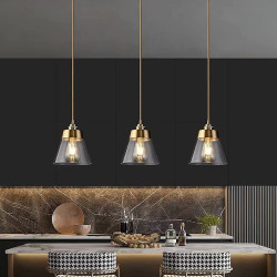 16,5cm pendel led pendel lanterne design lamper glaskegle galvaniseret moderne landlig stil butikker/caféer soveværelse stue lys