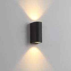 2-lys 15cm udendørs vandtæt kreativ minimalistisk væglampe led til butikker/caféer kontor akryl geometrisk design væglampe 10W