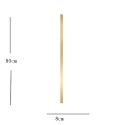 udendørs led væglampe design vandtæt 80cm op og ned belysning indendørs væglampe moderne soveværelse varm hvidt lys 1 stk.