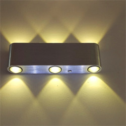 Moderne Moderne Flush Mount væglampe Aluminium Væglys 90-240V 1W / Integreret LED / CE