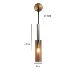 led væglampe dæmpbar moderne nordisk stil vægmonteret væglampe led væglampe stue soveværelse akryl væglampe 10W