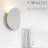 led væglampe udendørs vandtæt udendørs væglampe moderne minimalistisk stil aluminium stue soveværelse korridor væglampe ip65