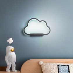 moderne indendørs væglampe led cloud design stue soveværelse metal væglampe