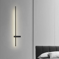 led væglampe lampe indendørs minimalistisk lineær strip vægmonteringslampe lang boligindretning belysningsarmatur, indendørs wall wash lamper til stue soveværelse