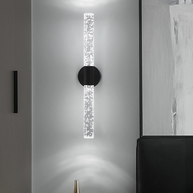 led væglampe lampe indendørs minimalistiske bobler lineær strip vægmontering lys lang boligindretning belysningsarmatur, indendørs wall wash lamper til stue soveværelse