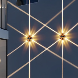 led væglampe geometrisk design vandtæt ip65 udendørs væglampe moderne minimalistisk stil aluminium stue soveværelse korridor væglampe