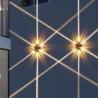 led væglampe geometrisk design vandtæt ip65 udendørs væglampe moderne minimalistisk stil aluminium stue soveværelse korridor væg