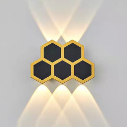 honeycomb væglampe kreativ led udendørs væglampe indendørs væglampe udendørs butikker/caféer aluminium væglampe ip65