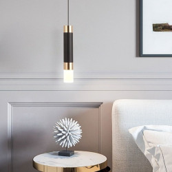 1-lys 4cm minimalistisk design pendel LED moderne metal lakerede finish kontor spisestue soveværelse pendel