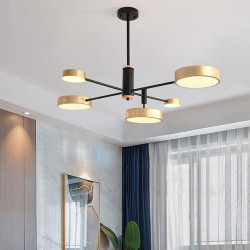 led pendel 5 lys klynge design sputnik design lysekroner til spisestue soveværelse pendel lamper