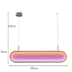 led pendel liner design rgb pendel armatur til køkkenø spisestue