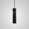 6cm led pendel ø-lys enkelt design metalcylinder galvaniseret moderne