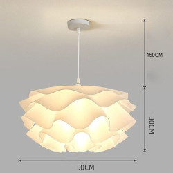 led pendel akryl blomst unikt design metal loftbelysningsarmaturer kreativ bar stil atmosfære lysekrone til stue, køkken ø, soveværelse