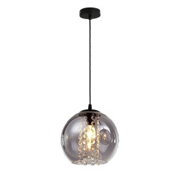 20cm globedesign enkelt design vedhæng lys led metal vintage stil globus galvaniseret malet finish vintage country