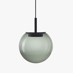 globus pendelbelysning til køkkenø og foyer neutralt lys midcentury moderne hængende loftsarmatur moderne drop light med justerbar længde, 15 tommer