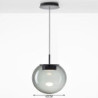 globus pendelbelysning til køkkenø og foyer neutralt lys midcentury moderne hængende loftsarmatur moderne drop light med justerbar længde, 15 tommer