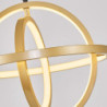 40cm cirkel / ring design pendel led metal globus rund malet finish moderne