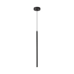 led pendel ø lys 50cm liner design hængelampe soveværelse spisestue stue varm hvid metal malet finish moderne moderne