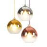 30cm enkelt design pendel led glas globe galvaniseret moderne gave til familie venner