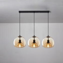 75/35cm globus design klynge design vedhæng lys led metal vintage stil globus galvaniseret malet finish vintage country