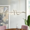 100cm pendel led metal kunstnerisk stil moderne restaurant lampe nordisk stil kreativt design spiral lysekrone