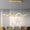 100cm pendel led metal kunstnerisk stil moderne restaurant lampe nordisk stil kreativt design spiral lysekrone