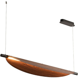 led pendel 67cm ø lys dæmpbar linje design metal minimalistisk malet finish spisestue køkken lys