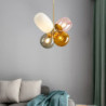 led pendel lampe golden globe pendel 4-lys glas ballon pendel køkkenø børneværelse 2200-6000k