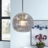 led pendel ø design glas globus design galvaniseret nordisk stil