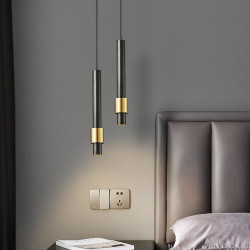 30cm pendel led kobber justerbare hængende lysarmaturer, moderne pendel mini hængende loftslampe til køkken stue soveværelse gang