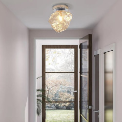 led loftslampe 15cm isdesign 1-lys metal led flush mount lys metal moderne stil malede finish til korridor