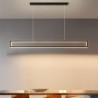 100cm led pendel ø lys geometriske former enkelt design pendel metal kunstnerisk stil moderne stil sort kunstnerisk led