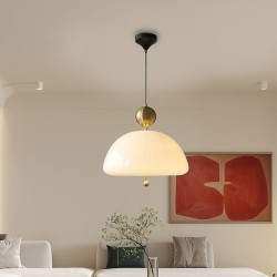 led pendler køkken glas belysning 40cm 3-lys moderne bondehus foyer entré lysarmaturer loft hængende globus over bord varm hvid